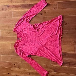 Calvin Klein Jeans Red 3/4 Sleeve Top - Size M